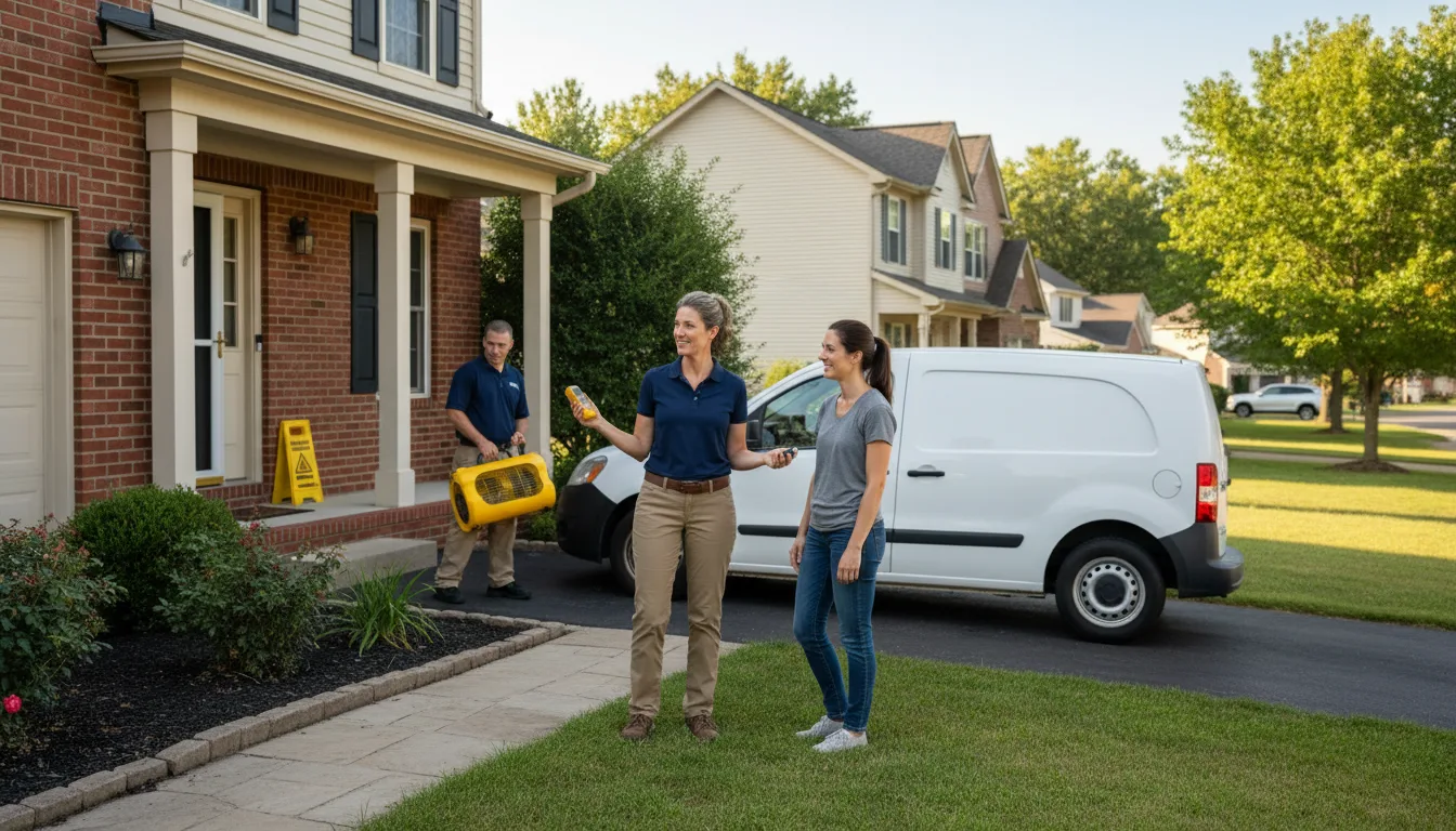 Residential water damage restoration in Prescott Valley, AZ